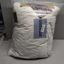 DWR Luxury King Down Feather Fibers Comforter, Ultra-Soft Cotton Blend Fabric, Medium Weight for All Season Hotel Style Fluffy Duvet Insert with Ties (106x90 Inches, White)