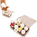 Egg Box Shape Pet Snuffle Mat for Dogs,Interactive Feed Game for Boredom,Encourages Natural Foraging Skills for Cats and Dogs,Dog Treat Dispenser Indoor Outdoor Stress Relief