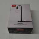 GLOBE Electric 12920 Holden 18" Table Lamp, Satin Black, Modern, Night Stand, Bedroom Dcor, Living Room, Bedside Light