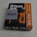 SEEKONE Heat Gun 1800W Heavy Duty Fast Heat Hot Air Gun Kit with 752&1112400-600 Dual-Temperature Settings and 4 Nozzles with Overheat Protection for Crafts, Shrinking PVC, Stripping Paint