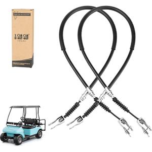 10L0L Golf Cart Brake Cable for Club Car DS 1981-1999 Gas & Electric, 42" Long, Driver & Passenger Side, Replace OEM 1011125 1011403 1016761-01 101676101