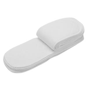 10PCS Reusable Nappy Liners Washable Layers Soft Incontinence Cloth Diaper Insert Liner Nappy Pad Baby Cotton Fiber Inserts for Cloth Diapers(Insert 6 Layers)