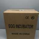24 Eggs Incubator with Temperature and Humidity Display, Automatic Egg Turning, Automatic Water Bottle Refill, Air Vent, 4 Modes 360 View Incubator, Hatching Chicken Duck Quail Bird
