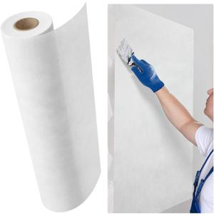 Frienda 180 ft by 36 in Drywall Tape Paperless Wall Reinforcement No Adhesive Side Fiberglass Wall Crack Repair Tool, White