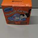 Potaroma Hide and Seek Interactive Cat Toys, Moving Concealed Wand Feather, Automatic Chargeable Indoor Kitten Exercise Kicker, Mouse Squeaky, Floral Cover