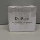 Der Rose 2 Pack Fake Plants Succulents Plants Artificial for Living Room Home Bathroom Office Decor (White)