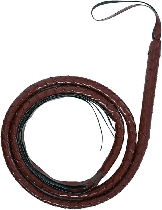 Halloween Brown Whip PU Whip for Men Halloween Archaeologist Costume Dress Up
