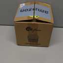 Natural Travertine Textures Tissue Box Cover Square for Home Decor,Resin Heavy Tissue Box Holder for Bathroom Countertop,Tabletop,Bedside Table,Office (Handmade of Resin) (Yellow Stone)