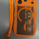 3 in 1 Magnetic for iPhone 17 Pro Case, 1X Screen Protector+1X Wrist Strap, Cute Wavy[Full Camera Protection] [Fit for MagSafe], Trendy Matte Women Girly Case for iPhone 17 Pro 6.3", Cosmic Orange