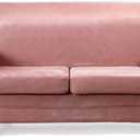 Swanna Waterproof Clear Plastic Thicker 36RH x 18" FH x 84W x 40" D, Loveseat Sofa/Couch Cover - Vinyl Shield Sofa Slipover Furniture Protection for Moving (Loveseat -1 Pack)