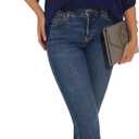 GUANYY Women Summer Casual V-Neck 3/4 Sleeve Chiffon Blouses Loose Tunic Long Flowy Sheer Dressy Tops Navy Blue Medium (Blue, M)