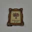 Vintage Picture Frame 5x7 Inch, Ornate Antique Photo Frames with Glass Front, Baroque Design, Tabletop & Wall Hanging, Photo Gallery, Gold
