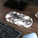 100% Natural Luxury Calaccata Viola Marble Small Hand Towel Tray Holder Organizer, Makeup Bathroom Holder