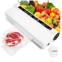 Vacuum Sealer for Food - Food Preserver Vacuum Sealer Machine, Vacuum Sealer Machine without vacuum sealer bags for food, One-Touch Automatic Sealing, Digital Display, 60KPa Strong Suction