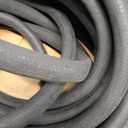 Beitopamz Garden Hose 75 ft x 5/8 in Heavy Duty Water Hose, Flexible and Durable, Lightweight Rubber Hybrid Hose, Leak-Free Connections, Male to Female 3/4'' Brass Fittings for Patio, Lawn, Black