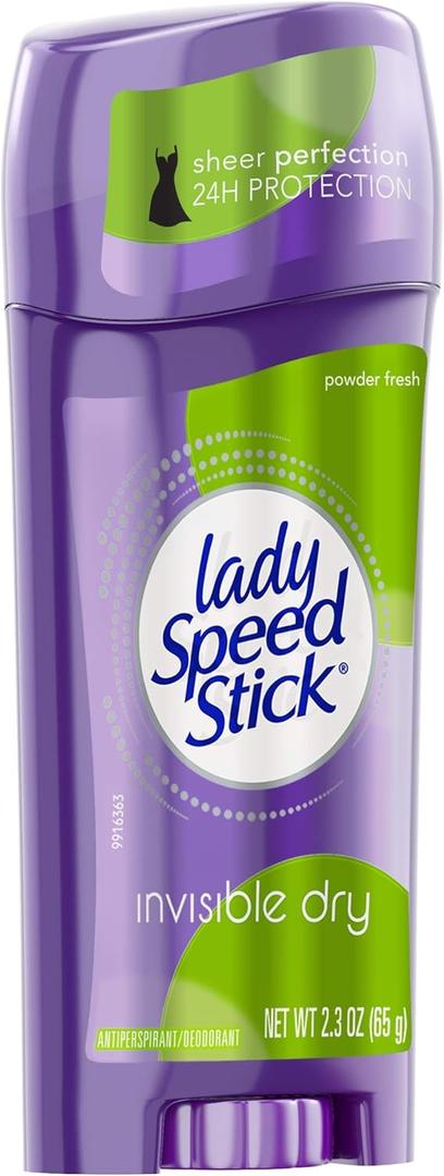 Lady Speed Stick Invisible Dry Powder Fresh Antiperspirant Deodorant, 2.3 Ounce - 12 per case.