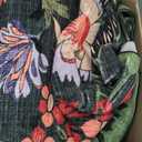 GarveeHome Forest Green Floral Botanical Washable 8x10 Rug for Living Room Soft Vintage Boho Cottage Large Rugs Low-Pile Carpet for Bedroom Dining Nursery Rug