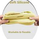 JCHPINE Silicone Cover Case for Bose SoundLink Flex Portable Bluetooth Speaker 2nd Gen, Protective Holder Accessories (Citrus Yellow)