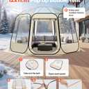 VEVOR Pop up Bubble Tent, 12 x 11.1 ft Waterproof & UV-Resistant, Clear Camping Tent Shelter, Outdoor Garden Dome Igloo Tents with Windows, 540�Panoramic View, for 10-12 Persons Patio Backyard