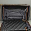 5 piece Luggage Set Expandable Suitcase 22x14x9 Airline Approved Carry on, ABS Hard Case Suitcases with Spinner Wheels, TSA Lock (Black)