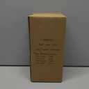 Ezebesta 1PCS Makeup Brush Holder Organizer with Clear Lid 360 Rotating Sliding Opening Dustproof Brushes Container for Vanity