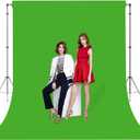 Green Screen Photo Backdrop for Photoshoot Green Background for Photography Photo Backdrop Curtain for Party 10 x 10 FT