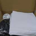 2Pcs Outdoor Ghost Decorations Light Up Standing Ghosts with String Lights 3 Expressions and 2 Witch Hats for Front Porch Yard Lawn Halloween Decor