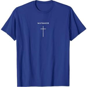 Waymaker Cross - Minimalist Christian Religious Jesus T-Shirt Size S