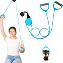 Shoulder Pulley for Physical Therapy,Over the Door Pulley Rehab Exerciser for Rotator Cuff Recovery,Facilitate Recovery From Surgery