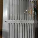 20x10 Duct Opening | Steel Return Air Grille | Vent Cover Grill for Sidewall and Ceiling | HVAC Cold Air Intake Grille | White | Outer Dimensions: 21.75"W X 11.75", 20''Wx10''H [Duct Opening]