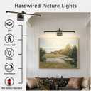 DESOOP Black Picture Lights for Wall Hardwired LED Picture Lighting Dimmable Gallery Light Art Light for Wall Portrait Artwork 23.62 inch 14W Warm White