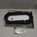 KALYLOC Floating Shelves for Wall, Hanging Shelves Wall Shelf for Plants, Decorative Wall Mounted Shelves for Living Room Bedroom Bathroom Home Office Kitchen, Black Wood Set of 2