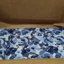 Arden Outdoor Patio Dining Chair Cushion, 20x44, Rain-Proof Seat Pad, Fade-Resistant Outdoor Cushion Blue Garden Floral