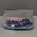 Snorkeling Gear for Adults, Snorkel Set Scuba Diving mask Dry-Top, Adult Swimming Goggles with Nose Cover, HD Tempered Glass Panoramic Anti-Leak Anti-Fog (Purple+Blue)