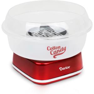 Darice Cotton Candy Machine Retro Cotton Candy Maker Cotton Candy Maker Machine For Homemade Sweets Ideal for Birthday, Party, Gatherings Works with Flossing Sugar or Hard Candy