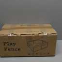 Baby Playpen 50x50 Inch, Play Pens for Babies and Toddlers Baby Fence Play Yards for Indoor & Outdoor with Breathable Mesh Anti-Fall Playpen (light grey)