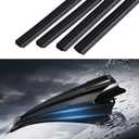 4PCS Wiper Blade Refill, Universal Car Accessories, 26" Adjustable Size of Universal Replacement Windshield Wiper Refill Replacement for Front & Rear Windshield Wiper Baldes Rubber Strip (26Inch)