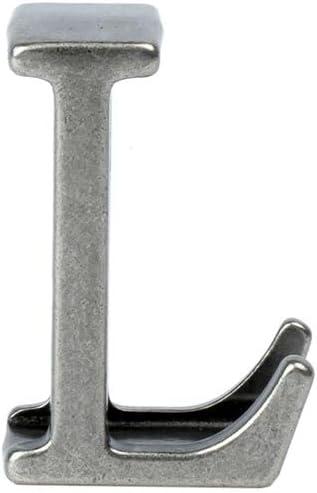 2 x 1.5"(38mm-40mm) Belt Loop Keeper Men's Belt Buckle Accessories Metal Replacement Letter Loop Silver