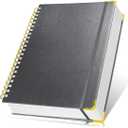 Hardcover Spiral Notebook Journal 8.5 x 11,300 Pages College Ruled Notebook, Lined Thick Journals for Women Men,A4 Thick Spiral Journal for Writing,110GSM Paper, Spiral Notebooks for Work School Black