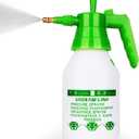 Garden Pump Sprayer,68oz/34oz Hand-held Pressure Sprayer Bottle for Lawn with Safety Value&Adjustable Nozzle, for Watering,Spraying Weeds,Home Cleaning and Car Washing,0.5 Gallon (Green)