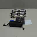 livho High Tech Blue Light Glasses - Advanced up to 99% Blue Light Blocking Computer Glasses - Screen Fatigue & UV Protection (*B11 Light Black+ Clear Blue)