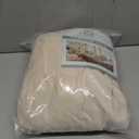 H.VERSAILTEX Velvet Stretch Couch Cushion Cover Plush Cushion Slipcover for Chair Loveseat Sofa Cushion Furniture Protector Seat Cushion Sofa Cover (3 Piece XL Sofa Cushion Covers, Ivory)