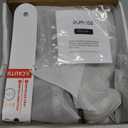 RUMOSE Toilet Paper Holder and Hand Towel Ring Brushed Nickel Wall Mount Bathroom Hardware Accessories 2 PCS Set Flexible Pivoting Toilet Tissue Roll Holder and Towel Hanger, Stainless Steel