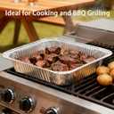 Aluminum Foil Pans 9x13 - Disposable Half Size Deep Steam Table Tin Foil Pans for Oven Baking Cake, Roasting Turkey, Food Prepping, Storing, Freezing, Chafing (40 Pack)