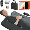 Far Infrared Sauna Blanket Portable Sauna Infrared Blanket for Detoxification and Home Relaxation, 113-176℉/ 20-60 Minutes Timer, 6 ft x 2.62 ft