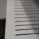 Radiator Cover Shelf White Heater Cover with Shelf Wooden Radiator Covers Radiator Cover for Old Radiator No Drill Radiator Shelf for Office Living Room Bedroom Hallway (39.3 x 31.4 x 7.8 in), 39.3 x 31.5 x 7.8 in