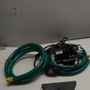 Water Transfer Pump, 115V 1/10HP Electric Utility Pump with On/Off Switch 2 * 6 ft Water Hoses Kit for Removing Water from Garden Pools Aquariums Hot Tub Draining 1/8 Low Suction for Rain Barrel