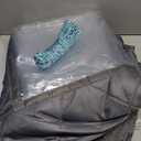 8 x 8 ft Outdoor Gazebo Curtain Thermal Insulated Panel Curtain with Transparent Window Rope Waterproof Winter Insulated Heavy Duty Oxford Cloth Garage for Patio Pergola Porch Gazebos