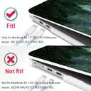May Chen Compatible with New MacBook Air 13 inch Case 2021, 2020 2019 2018 Release Model: M1 A2337 A2179 A1932, Plastic Matte Hard Shell Case Cover for Mabook Air 13 inch with Retina Dispaly, Forest