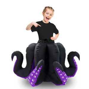 Inflatable Costumes for Kids Octopus Halloween Costume Girls Funny Octopus Blow Up, Small